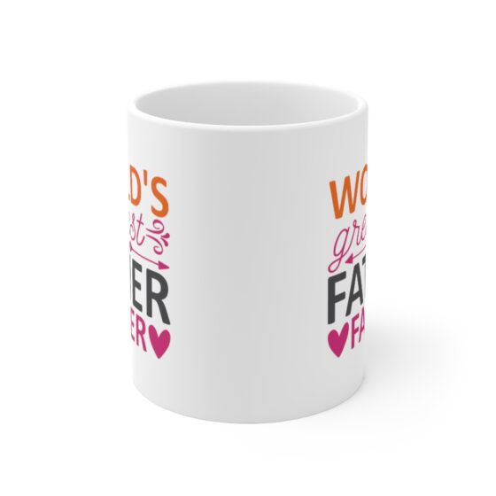 "World's Greatest Father Farter" - Funny Double Sided Print - White Ceramic Mug 11oz - Image 2