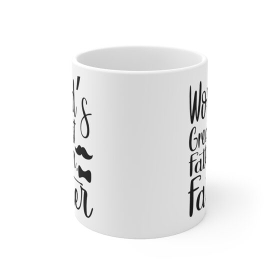 "World's Greatest Father Farter" - Funny Double Sided Print - White Ceramic Mug 11oz - Image 2