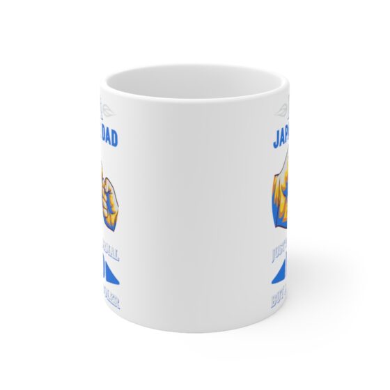 "I'm A Japanese Dad Just Like A Normal Dad But Much Cooler" - Funny Double Sided Print - White Ceramic Mug 11oz - Image 2