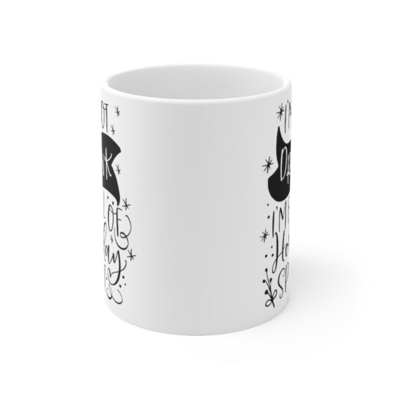 "I'm Not Drunk I'm Full of Holiday Spirit" - Funny Double Sided Print - White Ceramic Mug 11oz - Image 2