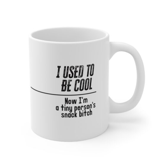 "I USED TO BE COOL" - Funny Double Sided Print - White Ceramic Mug 11oz - Image 3