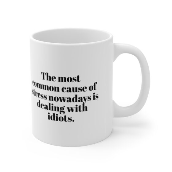 Copy of "Don't use the bathroom in your dream...   it's a setup. - Funny Double Sided Print - White Ceramic Mug 11oz - Image 3