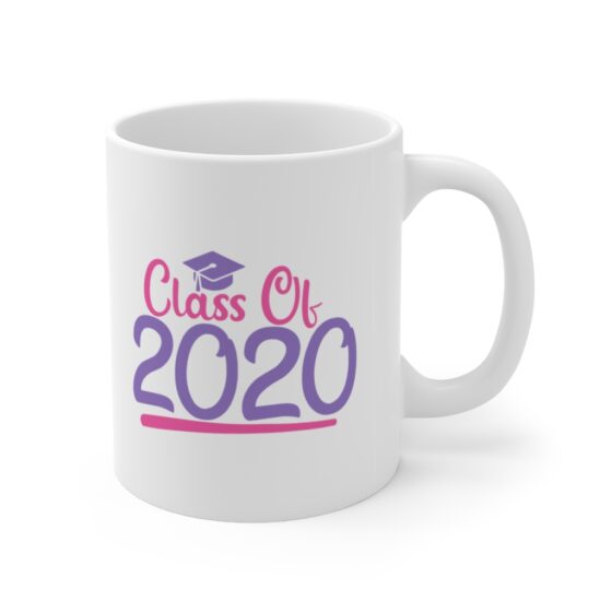 "Class of 2020" - Funny Double Sided Print - White Ceramic Mug 11oz - Image 3