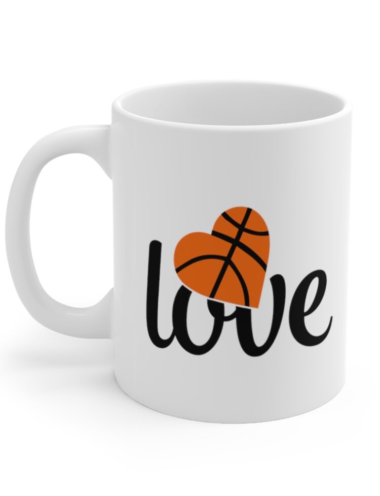 "Love" - Funny Double Sided Print - White Ceramic Mug 11oz