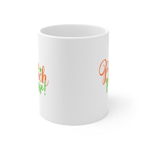 "Beach Please!" - Funny Double Sided Print - White Ceramic Mug 11oz - Image 2