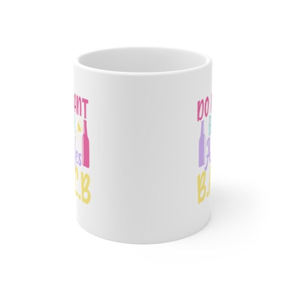 "Do I Want Beer A.Yes B.A C.B" - Funny Double Sided Print - White Ceramic Mug 11oz - Image 2