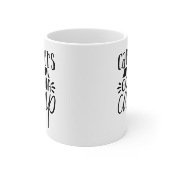 "Campers Gonna Camp" - Funny Double Sided Print - White Ceramic Mug 11oz - Image 2