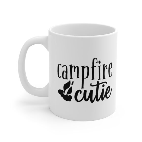 "Campfire Cutie" - Funny Double Sided Print - White Ceramic Mug 11oz