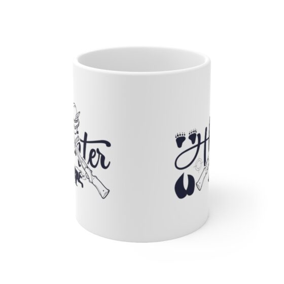 "Hunter" - Funny Double Sided Print - White Ceramic Mug 11oz - Image 2