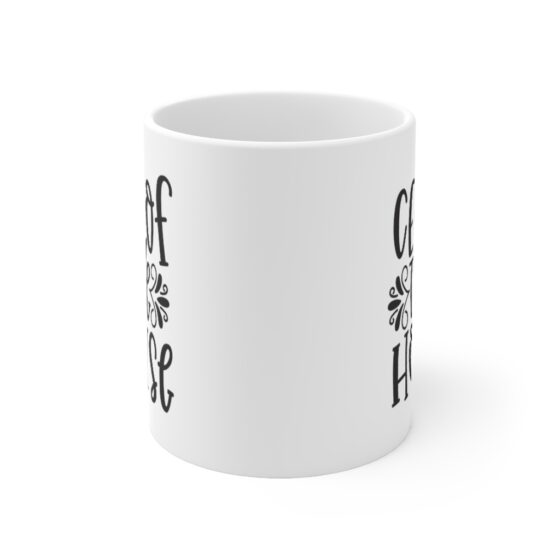 "CEO of the House" - Funny Double Sided Print - White Ceramic Mug 11oz - Image 2
