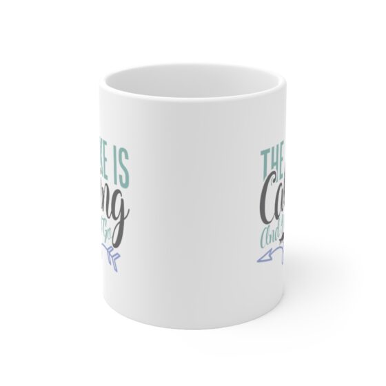 "The Lake is Calling and I Must Go" - Funny Double Sided Print - White Ceramic Mug 11oz - Image 2