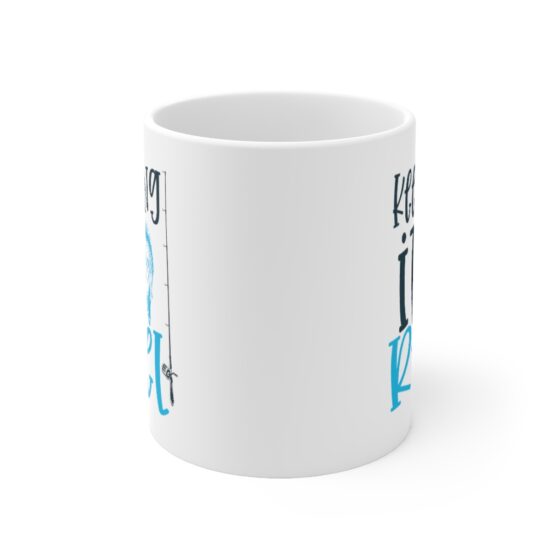 "Keeping It Reel" - Funny Double Sided Print - White Ceramic Mug 11oz - Image 2