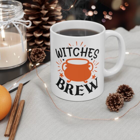 "Witches Brew" - Funny Double Sided Print - White Ceramic Mug 11oz - Image 4