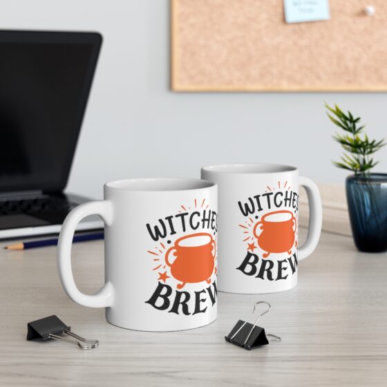 "Witches Brew" - Funny Double Sided Print - White Ceramic Mug 11oz - Image 5