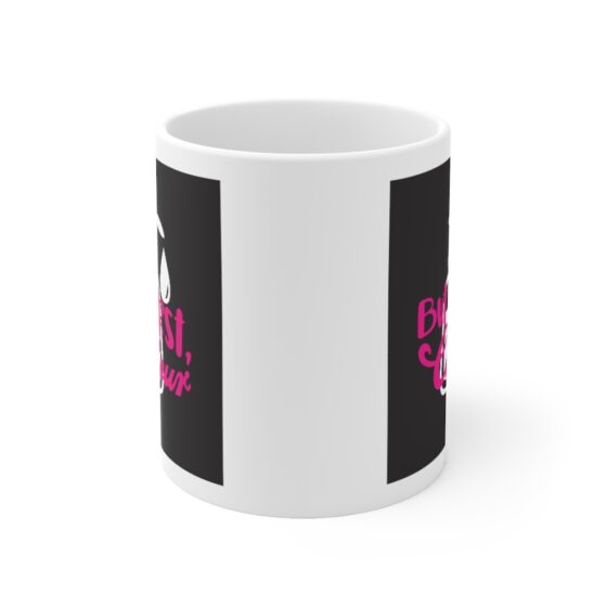 "But First Contour" - Funny Double Sided Print - White Ceramic Mug 11oz - Image 2