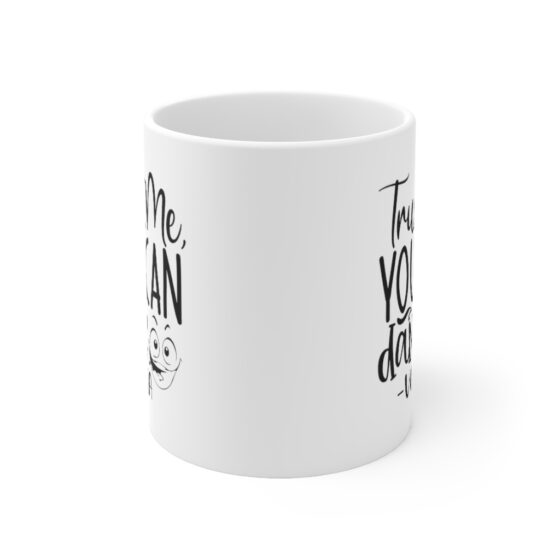 "Trust Me You Can Dance -Vodka" - Funny Double Sided Print - White Ceramic Mug 11oz - Image 2