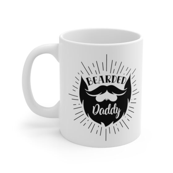 "Bearded Daddy" - Funny Double Sided Print - White Ceramic Mug 11oz