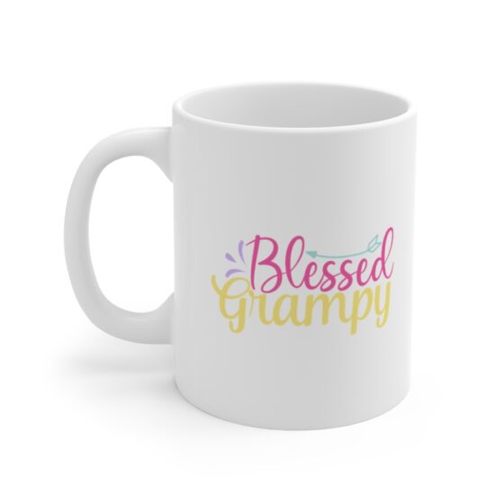 "Blessed Grampy" - Funny Double Sided Print - White Ceramic Mug 11oz