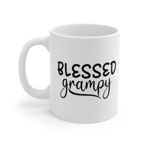 "Blessed Grampy" - Funny Double Sided Print - White Ceramic Mug 11oz