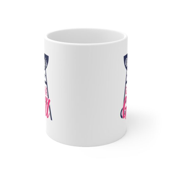 "Daddy's Gonna Grill" - Funny Double Sided Print - White Ceramic Mug 11oz - Image 2