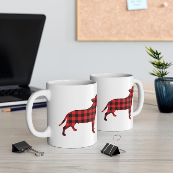 "Dog 10" - Funny Double Sided Print - White Ceramic Mug 11oz - Image 5