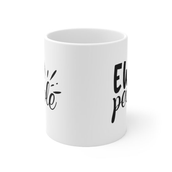 "Ew People" - Funny Double Sided Print - White Ceramic Mug 11oz - Image 2