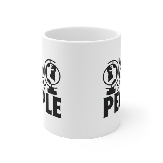 "Ew People" - Funny Double Sided Print - White Ceramic Mug 11oz - Image 2