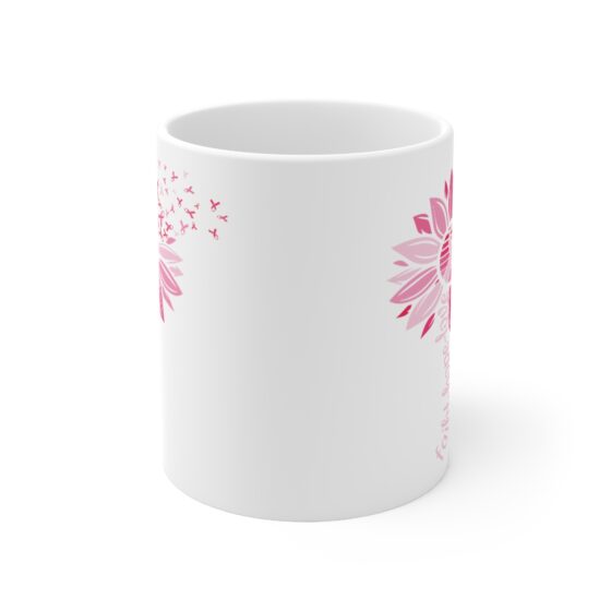 "Faith-Hope-Love" - Funny Double Sided Print - White Ceramic Mug 11oz - Image 2