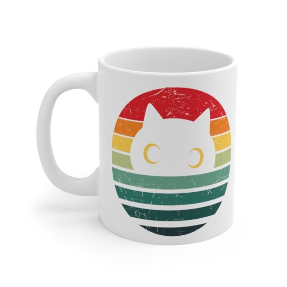 "Cat" - Funny Double Sided Print - White Ceramic Mug 11oz