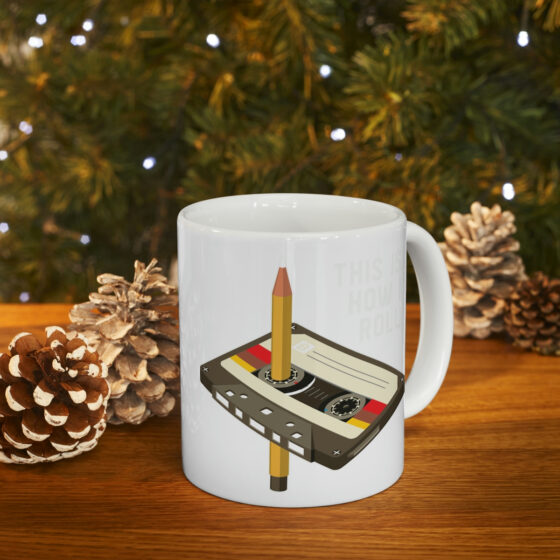 "This is How I Roll" - Funny Double Sided Print - White Ceramic Mug 11oz - Image 9