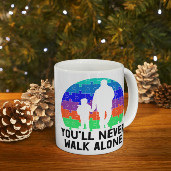 "You'll Never Walk Alone" - Funny Double Sided Print - White Ceramic Mug 11oz - Image 9