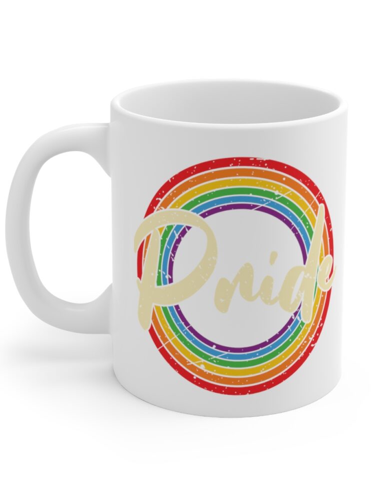 "Rainbow Pride" - Funny Double Sided Print - White Ceramic Mug 11oz