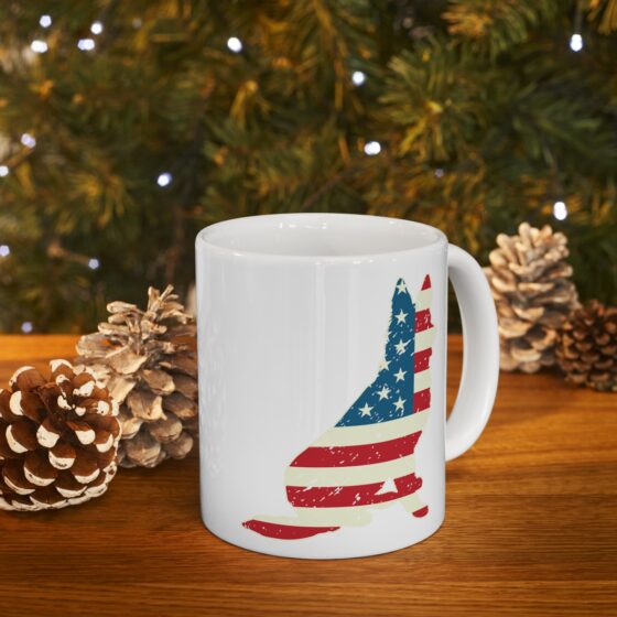 "Freedom" - Funny Double Sided Print - White Ceramic Mug 11oz - Image 9