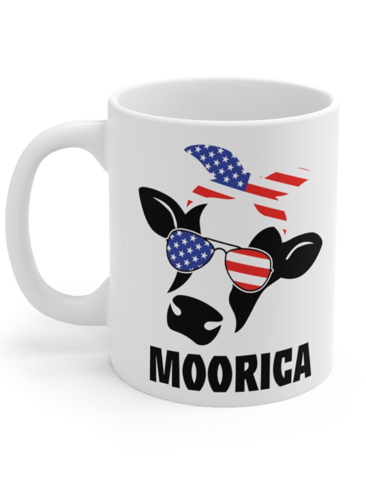 "Moorica" - Funny Double Sided Print - White Ceramic Mug 11oz