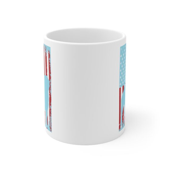 "American Bulldog" - Funny Double Sided Print - White Ceramic Mug 11oz - Image 2