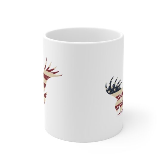 "American Eagle" - Funny Double Sided Print - White Ceramic Mug 11oz - Image 2