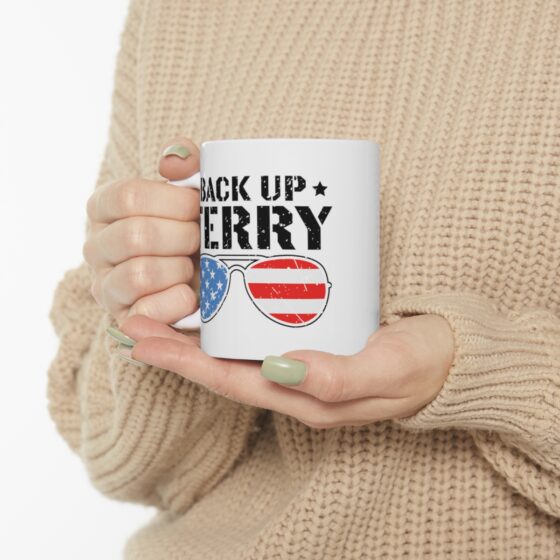 "Back Up Terry" - Funny Double Sided Print - White Ceramic Mug 11oz - Image 10