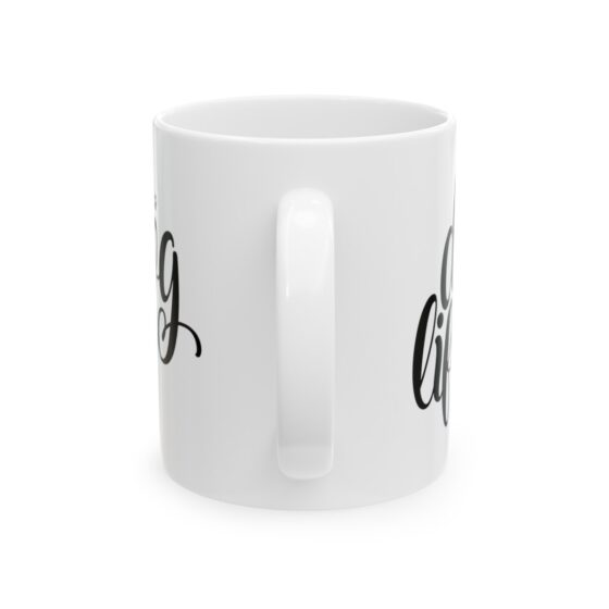 "Dog Life" - Funny Double Sided Print - White Ceramic Mug 11oz - Image 3