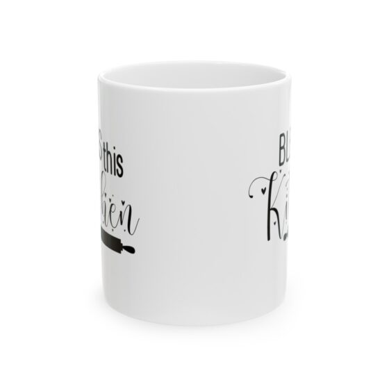 "Bless This Kitchen" - Funny Double Sided Print - White Ceramic Mug 11oz - Image 2