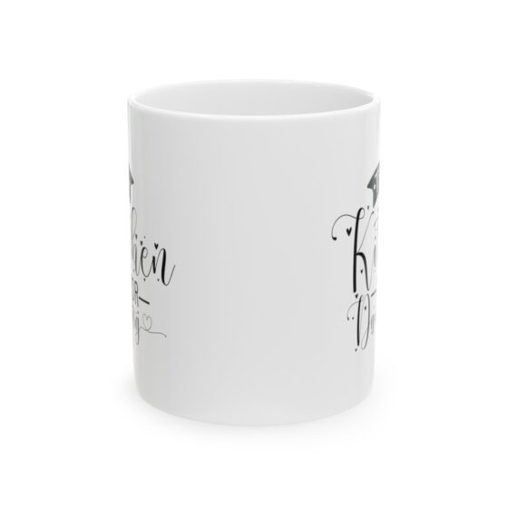 "This Kitchen Is For Dancing" - Funny Double Sided Print - White Ceramic Mug 11oz - Image 2